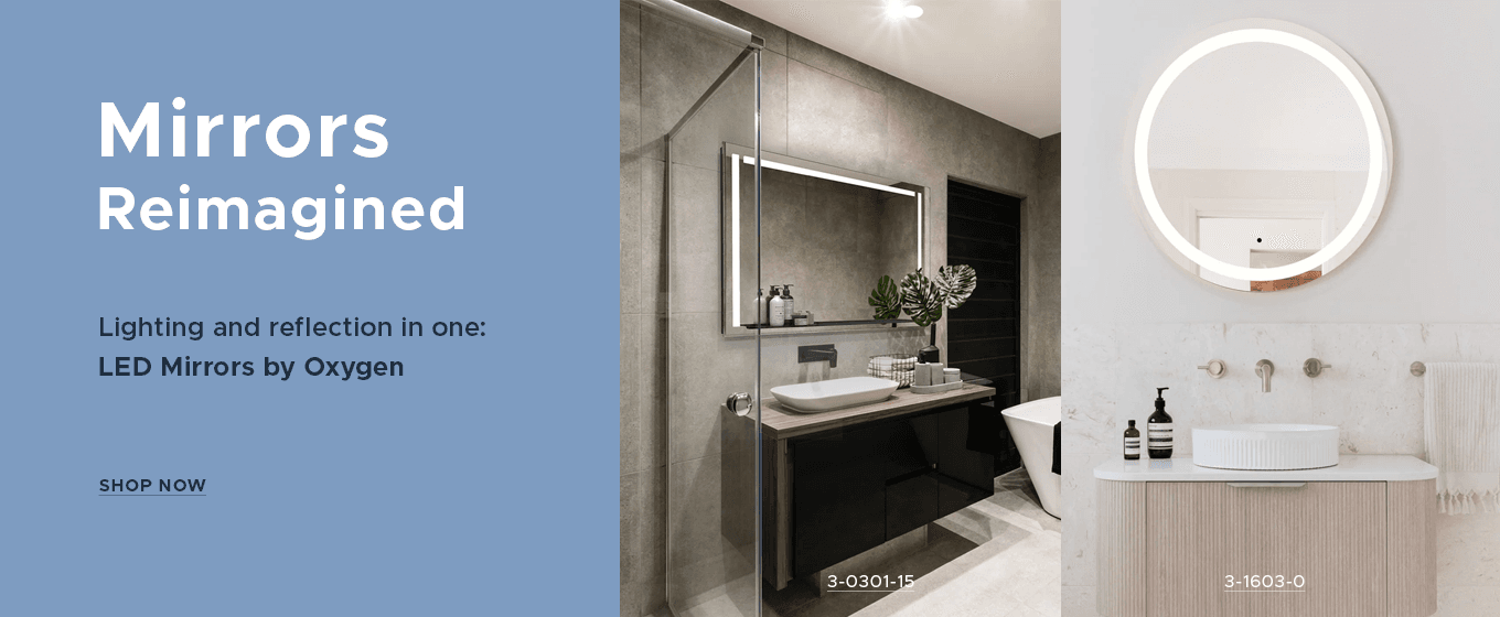 LED Mirrors by Oxygen